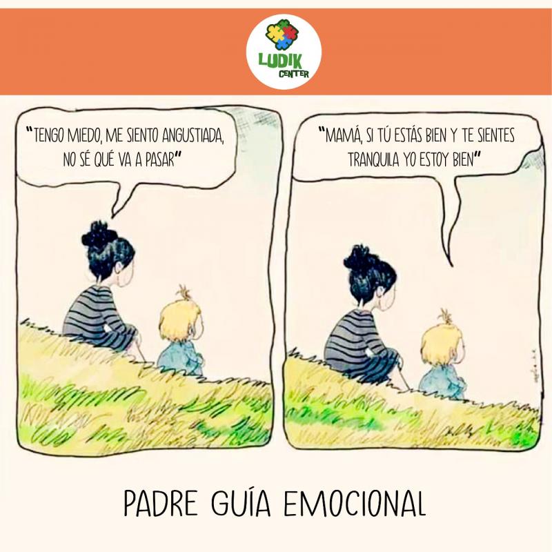 Los padres trazamos la ruta emocional de nuestros hijos, somos la guía que orienta su mundo de emociones. 